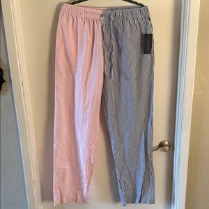 Tommy Hilfiger Pink and Blue Striped Joggers